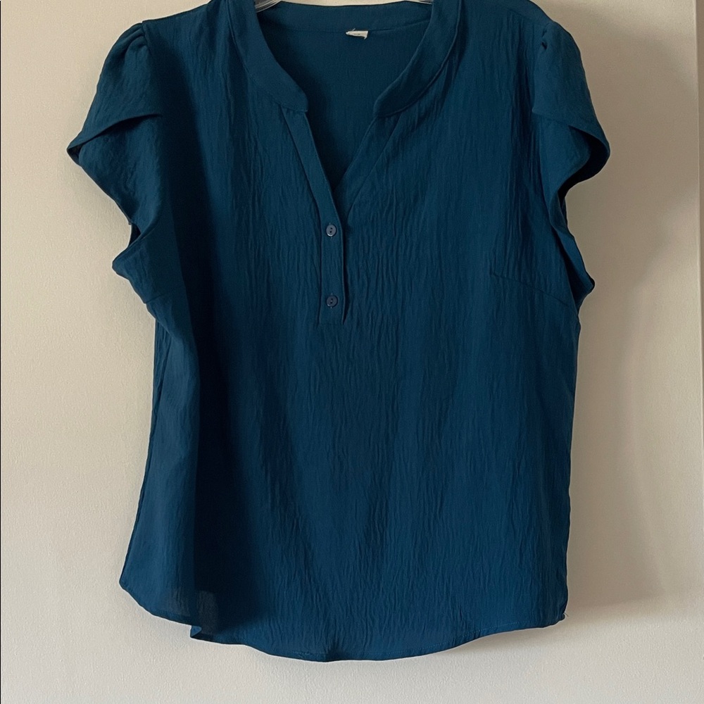 Women's Teal Blouse